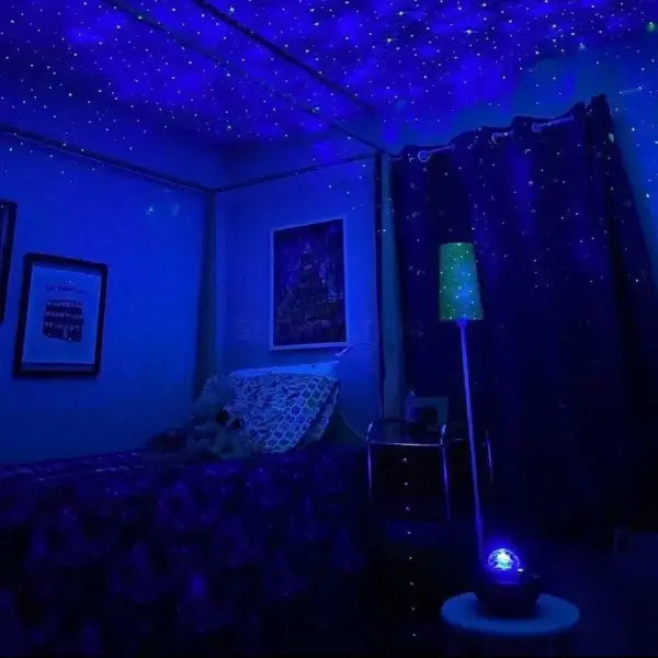 Galaxy Projector Lamp With Music Bluetooth Speaker, Adjustable Brightness And 21 Lighting Modes