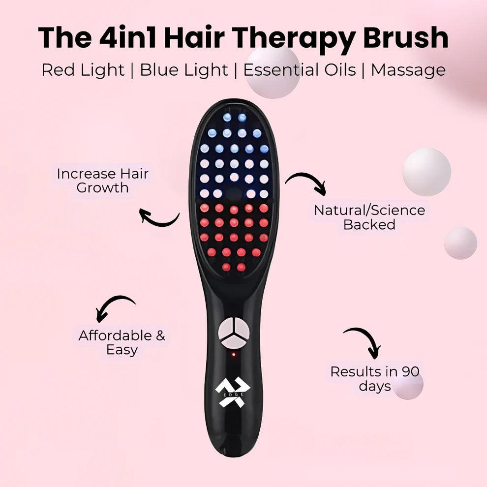 4in1 Therapy brush with Steam & Vibration for hair growth