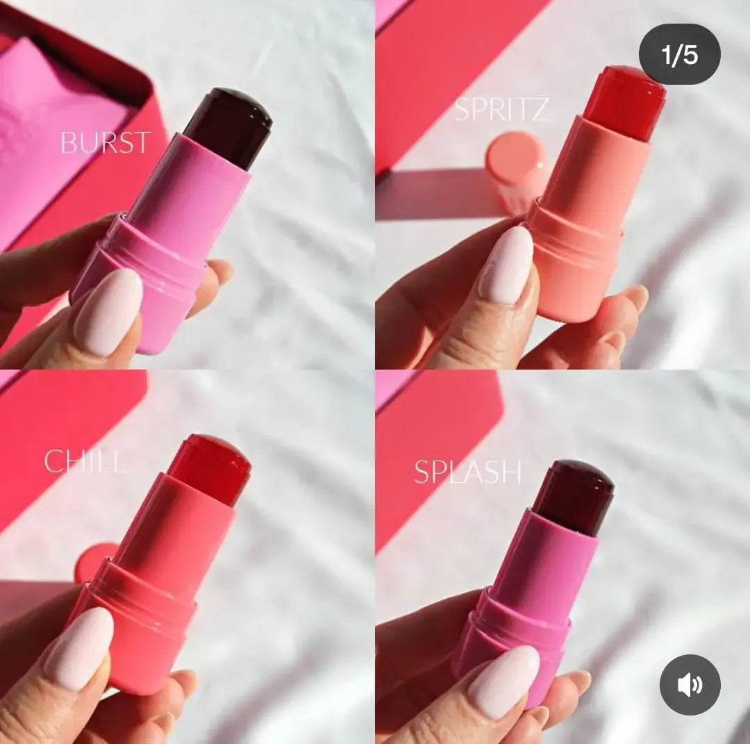 Hudamoji jelly lip and blush tint Pack of 4
