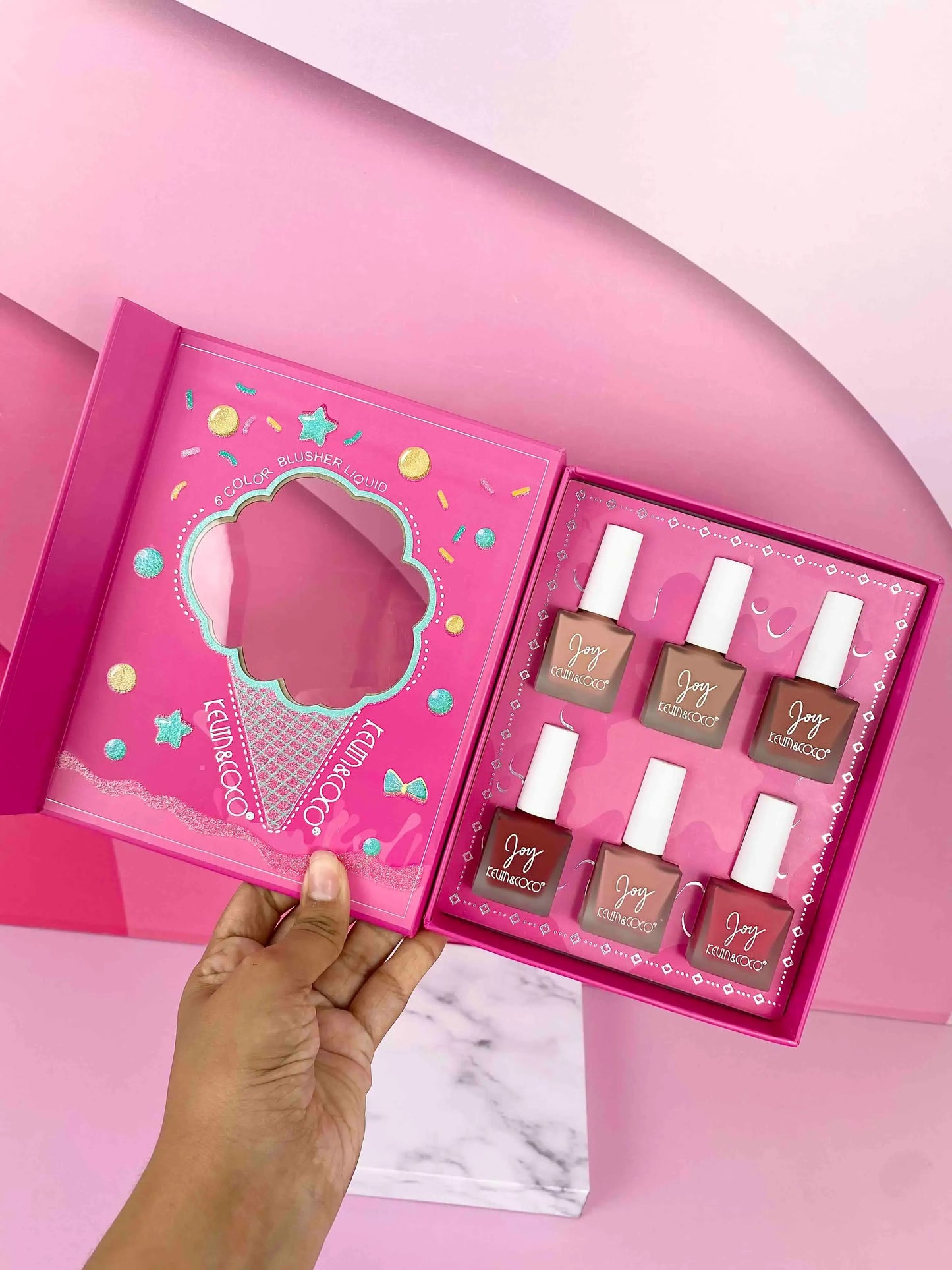 Kevin & Coco Joy Blush Pack of 6