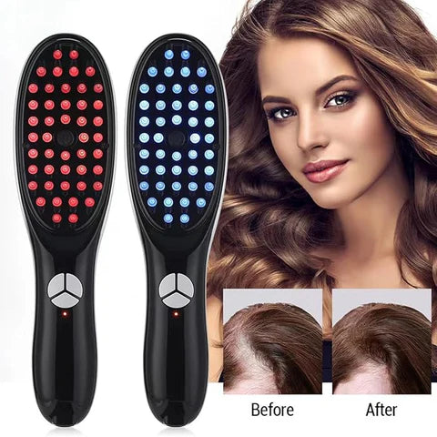 4in1 Therapy brush with Steam & Vibration for hair growth