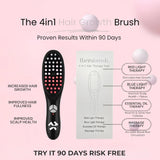 4in1 Therapy brush with Steam & Vibration for hair growth