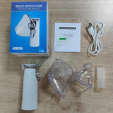 Portable Mesh Nebulizer Machine JSL-W302 with Masks & Mini Inhaler for Kids & Adults