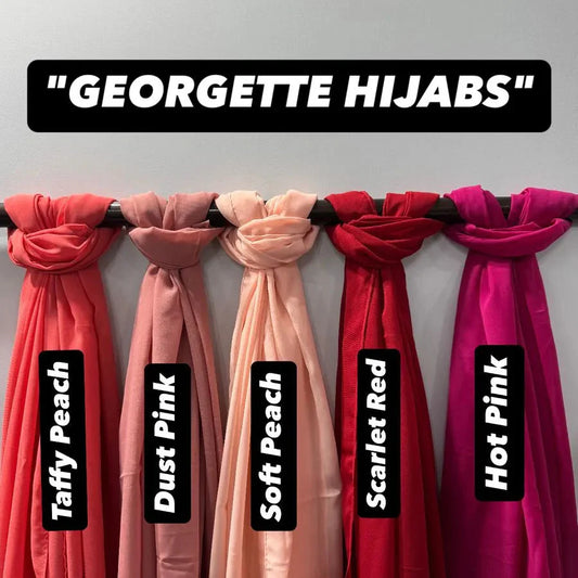 Georgette Hijab_pack of 6