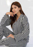 Printed Silk Night Suit