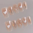 3D Stylish Nude color nails